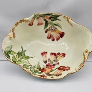 Antique Haviland Limoges Read CFH/GDM Floral Gold Trim Bowl